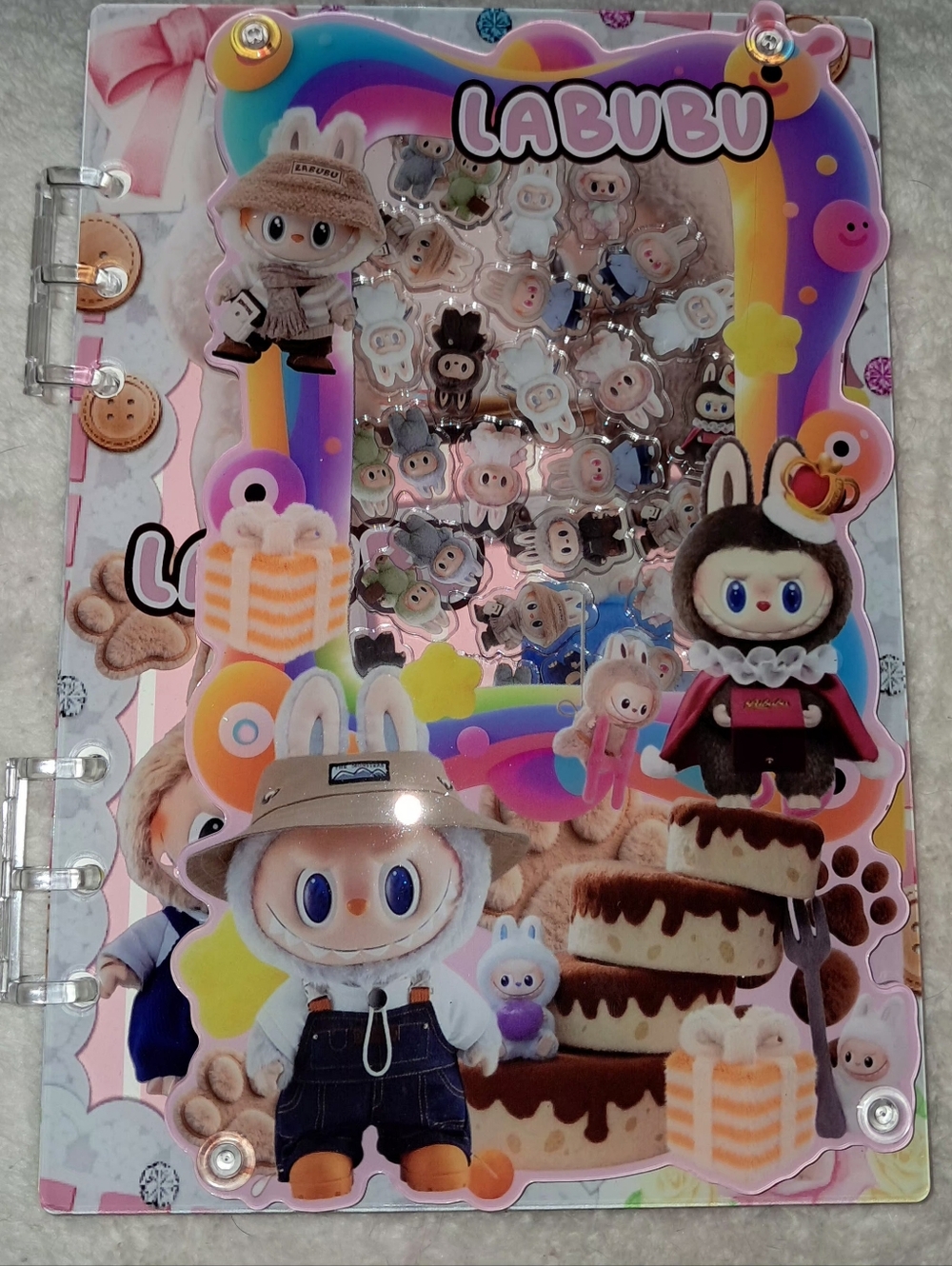 New! Labubu A5 Shaker Notebook